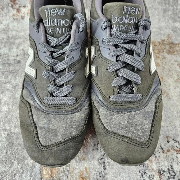 New Balance 997 Running Sneakers Men 9 Wide Green M997DPA Age of Exploration USA - Picture 3 of 14